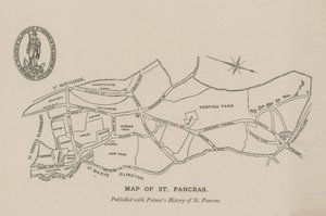 Kartta St Pancrasista