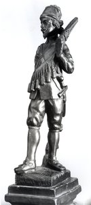 Muskettisoturi, 1638 (puuveistetty)