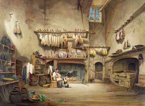 Keittiö, Cotehele-talo, n. 1830-40
