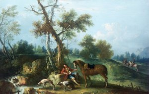 Metsästäjän lepo, 1700-luku