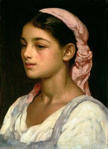 Italian tytön pää