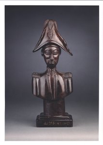 Jean-Jacques Dessalinesin (n. 1758-1806) rintakuva (puu)