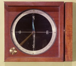 Kompassi, 1800-luvun loppu (puu ja metalli)