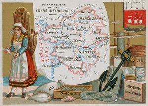 Loire Inferiorin laitos Länsi-Ranskassa