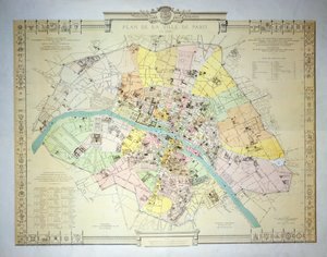 Pariisin kartta 1789, 1887