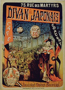 Japanilaisen sohvan mainosjuliste, Pariisi