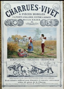 Mainosjuliste Live on Ploughs, n. 1891