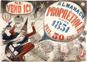 Almanach Prophetique -juliste, 1851
