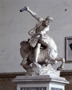 Hercules tappaa kentaurin (marmori) (katso myös 353893-4)