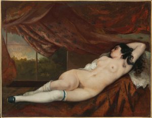 Makaava nainen alaston, 1862