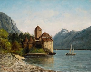 Chillonin linna, ilta, n. 1872