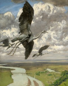Wondrous Birds, 1892 (öljy pahville)