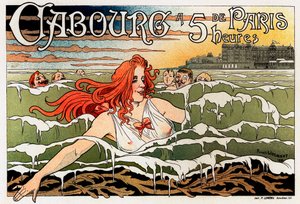 Cabourgin kasinon juliste, 1896