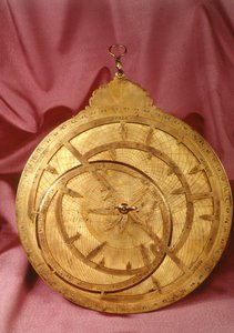 Intialainen astrolabe (messinki)