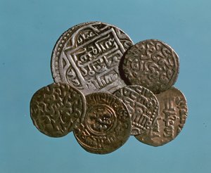 Timurid-ajan kolikot, 1370-1505 (metalli)