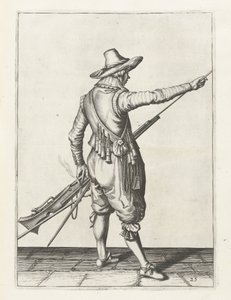 Muskettisoturi irrottaa rambara, n.1600