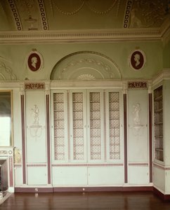 Heveningham Hall, Suffolk: kirjasto, 1778-80.