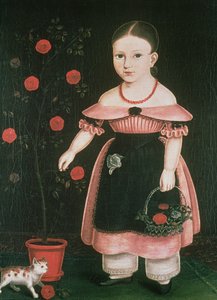Pieni tyttö laventelissa, n. 1840