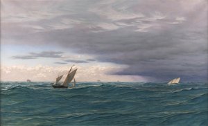 Yachts in a Seaway, Välimeri, 1871