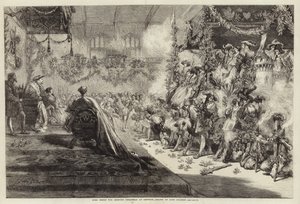 Kuningas Henrik VIII juhlii joulua Greenwichissä