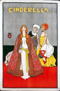 "Cinderella" / J. Hassall / Juliste, 1900