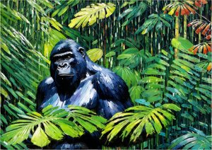 Eläimet: Gorilla 1