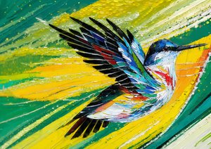 Eläimet: kolibri 1