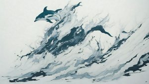 mustemaalaus: Dolphin_01
