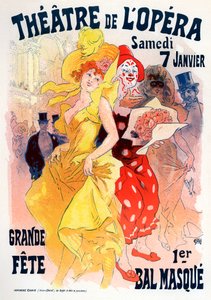 Oopperatalo. Naamiopallojuliste, 1898-1899