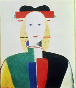 Tyttö hatun kanssa (öljy)