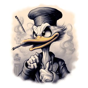 Scrooge McDuck polttaa suurta marihuanaa 3