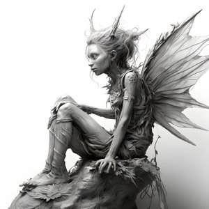 Koko kehon luonnos Pixie 3:sta