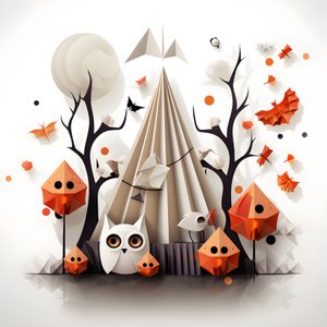 Onnittelukortti Halloween 2