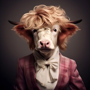 Highland Cow hahmona Marilyn Monroe 4