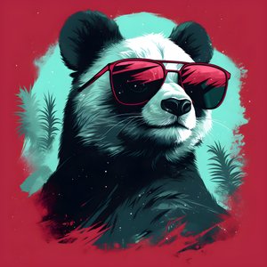 Panda laseilla 2