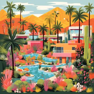 yksityiskohtainen kuva Palm Springs 2:sta