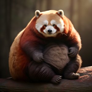 punainen panda lihava ihmislapsi 4
