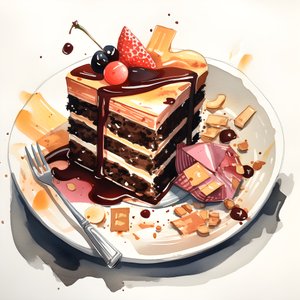 suklaakaramelli raparperikakku 3