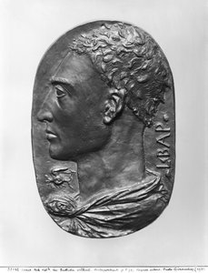 Medallion omakuva (pronssi)