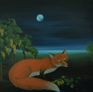 Moonlighting Wixen, 2016 öljy kankaalle