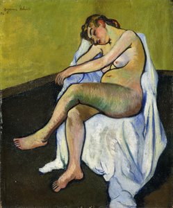 Istuva alaston; Nu assis, 1916
