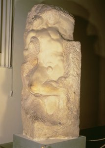 Heräävä orja, n. 1520-23 (marmori)