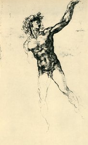 Miesten alastonkuva, 1503-1504, 1943.