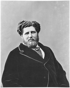 Monsieur de Tourguenefin muotokuva (bw kuva)