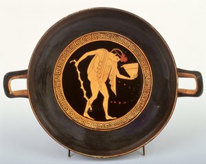 Ullakko Punahahmo kylix, 500-480 eKr. (keraaminen)