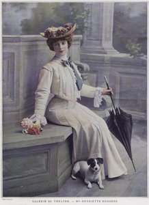 Henriette Roggers, ranskalainen näyttelijä (värikuva)