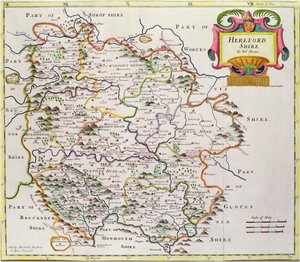 Herefordshiren kartta, 1695