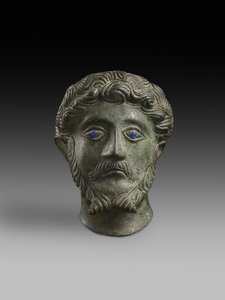 Marcus Aureliuksen päällikkö, 161-180 jKr (pronssi)
