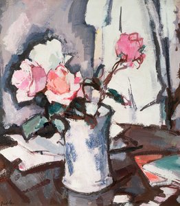 Pink Roses (öljy)