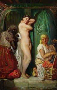 Kylpylä haaremissa, 1849